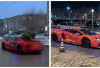 Машины, украшенные гирляндами, как у Бейбита Алибекова, забрали на штрафстоянку в Шымкенте