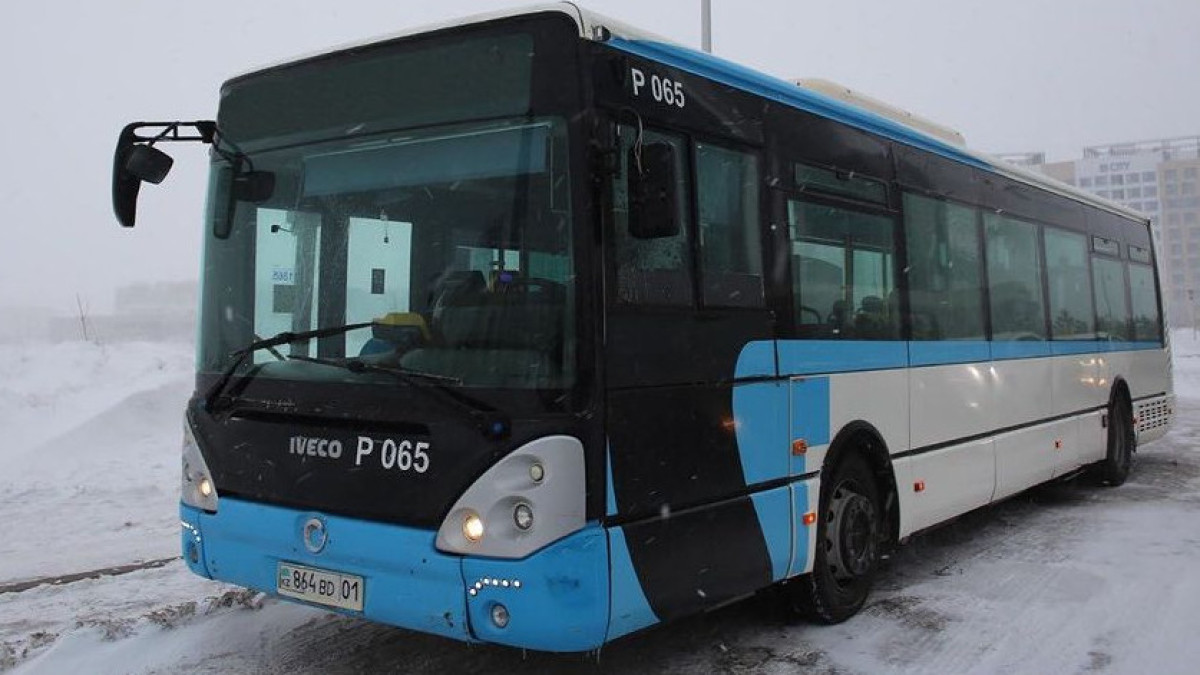 Пять автобусных маршрутов в Астане изменили схемы движения