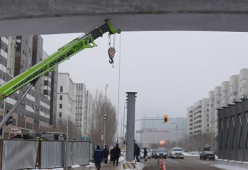 Завершено строительство LRT по улице Сыганак