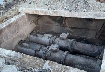 Работы на месте прорыва завершили в Актау