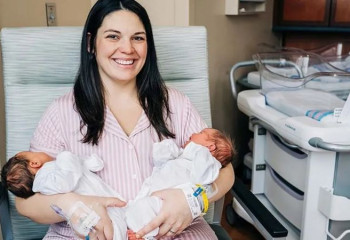 Американка с двойной маткой родила двух детей за два дня