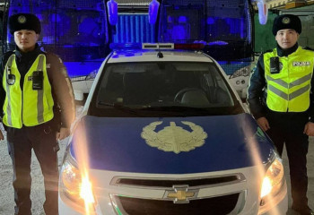 Көкшетаулық полицейлер бір отбасын өрттен сақтап қалды