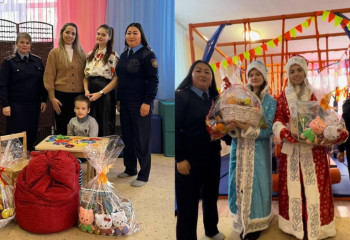 Карагандинские заключенные украсили город новогодними фигурами