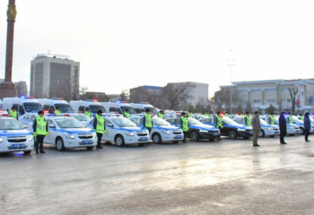 Новые машины получили полицейские Акмолинской области