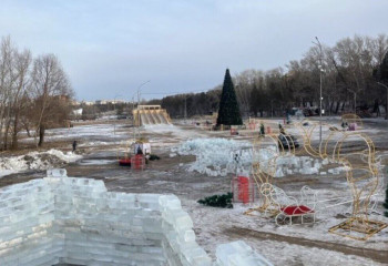 Павлодардағы 52 млн теңге  жұмсалған мұз қалашығы қалпына келтіріле ме