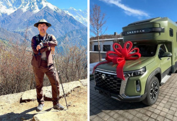 Маргулан Сейсембаев показал дом на колесах, который купил на Новый год