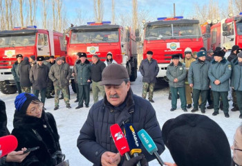 Орман резерватына жаңа өрт сөндіру көліктері келді