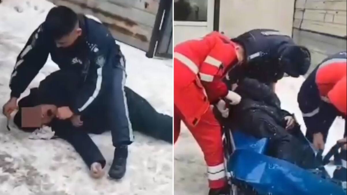 Астаналық полицейлер ер адамды ажалдан арашалап қалды