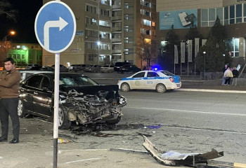 ДТП произошло в Актау: четверых пострадавших доставили в больницу