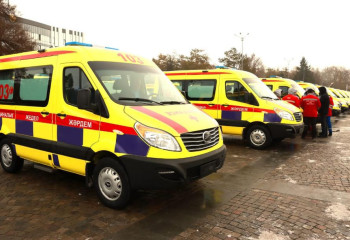 Автопарк скорой помощи области Жетысу пополнился новым транспортом