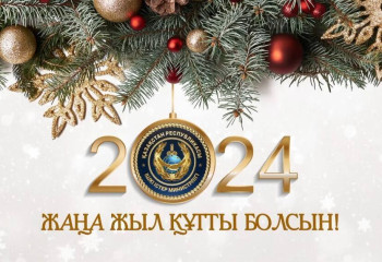 ІІМ басшысы полиция қызметкерлерін Жаңа жылмен құттықтады