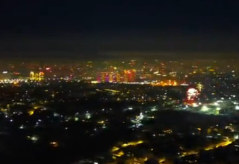 Великолепие красок – как выглядел Алматы в эту новогоднюю ночь