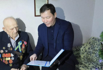 Ақтөбе облысында тұратын жалғыз соғыс ардагері 100 жасқа толды