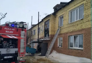 СҚО-да тұрғын үйдегі өрттен 13 адам құтқарылды