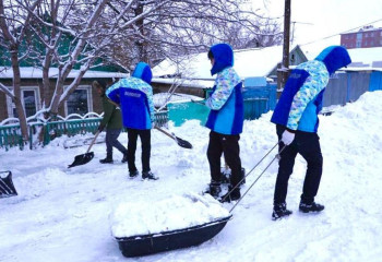 Елордалық волонтерлер жалғызбасты жандар мен қарттарға көмектесті