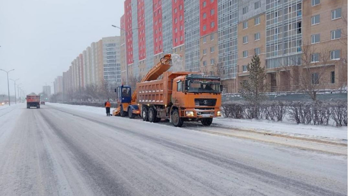 Свыше 920 тысяч кубометров снега вывезли из Астаны