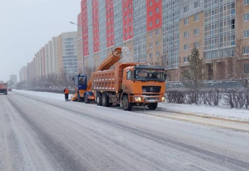 Свыше 920 тысяч кубометров снега вывезли из Астаны
