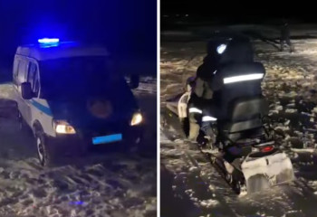 Ұлытауда боранды күні адасып қалған күзетші аман-есен табылды