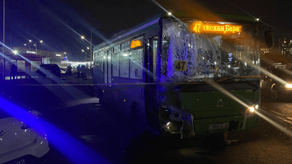 Алматыдағы автобус апатынан зардап шеккендердің жағдайы белгілі болды