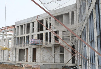 Шымкенттегі екінші оқушылар сарайының құрылысы тоқтап тұр