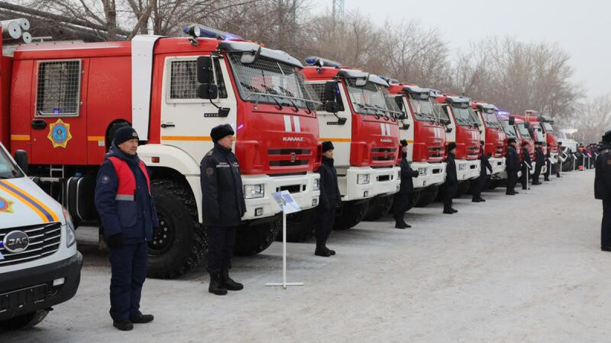 Новую технику вручили спасателям Караган­динской области
