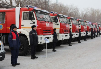 Новую технику вручили спасателям Караган­динской области