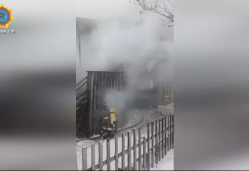 Ақмола облысында өрттен екі адам көз жұмды