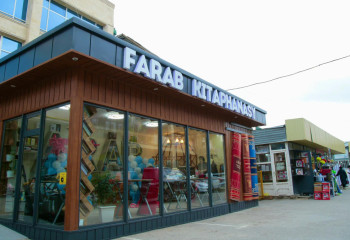 Түркістандағы базарда кітапхана ашылды