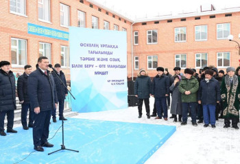 В Казалинском районе Кызылординской области открылась новая школа