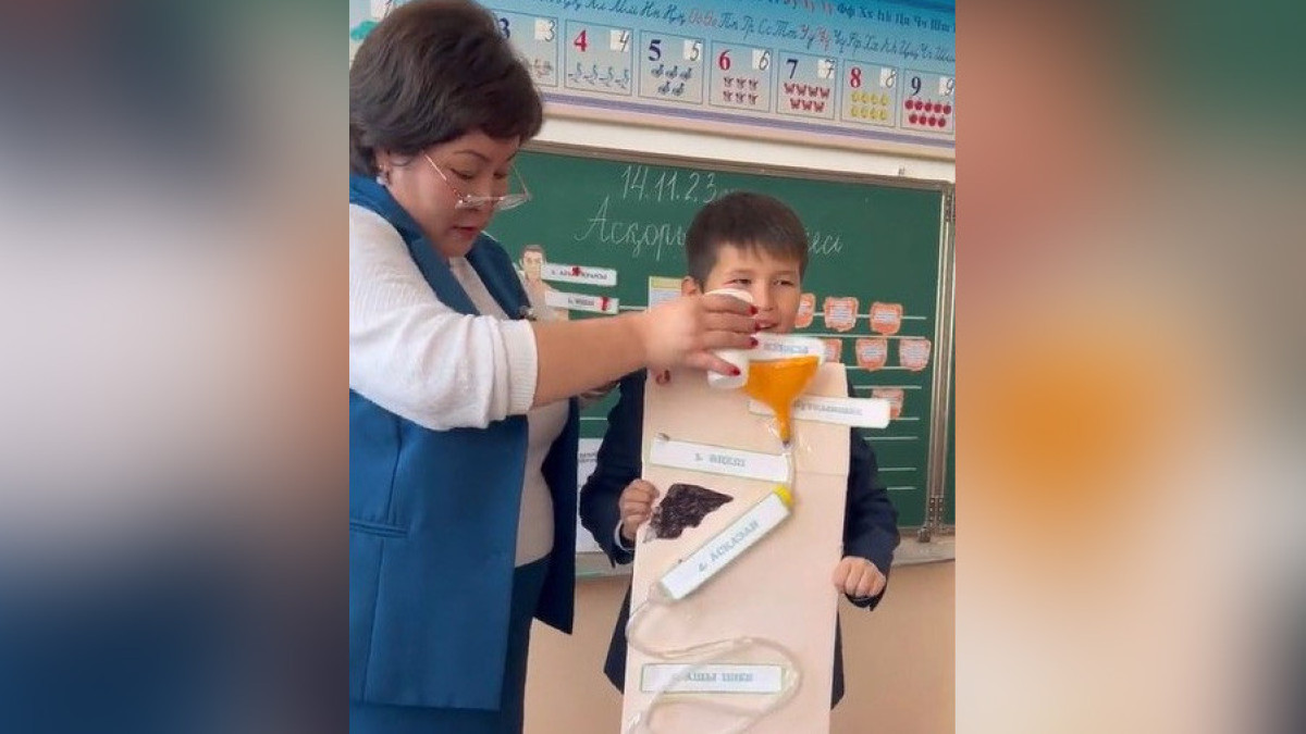 Казахстанские учителя стали звездами соцсетей из-за необычных уроков