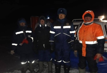 Балқашта мұз үстінде қалған3 балықшы құтқарылды