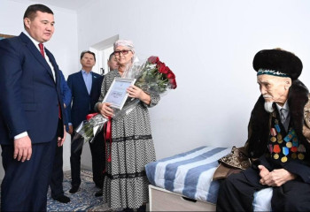 Қызылорда облысында 100 жасқа толған соғыс ардагері баспаналы болды
