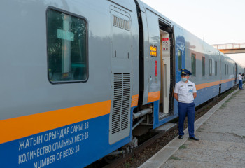 How much do aviation and railway companies earn in Kazakhstan over year