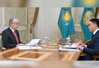 Президент Шымкент қаласының әкімі Ғабит Сыздықбековті қабылдады