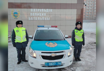 Павлодарда полицейлер науқас баланың өмірін сақтап қалды