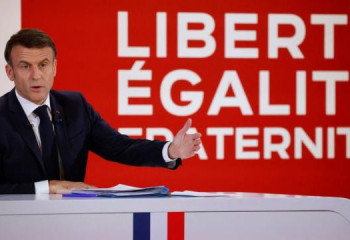 France's Macron shifts to right on schools and birth rate