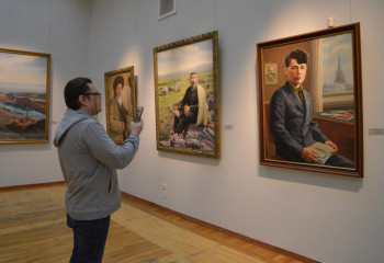 Алматыда Әбілхан Қастеевтің туғанына 120 жыл толуына орай мерейтойлық көрме ашылды