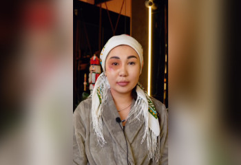 Ролик, как скрыть побои мужа казахстанской косметикой, завирусился в соцсетях