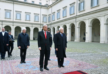 Токаев прибыл в Квиринальский дворец для проведения переговоров с Президентом Италии