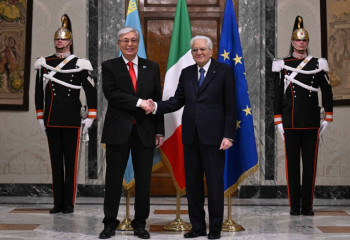 Қасым-Жомарт Тоқаев Италия Президенті Серджо Маттарелламен кездесті