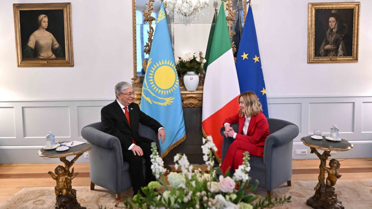 Токаев провел переговоры с Председателем Совета Министров Италии