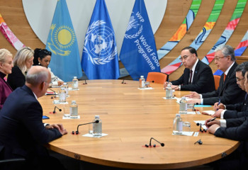 Глава государства провел встречу с Исполнительным директором Всемирной продовольственной программы ООН