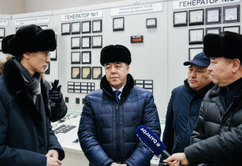 Аким ЗКО Нариман Турегалиев ознакомился с работой ТЭЦ в Уральске