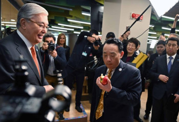 Казахстанский апорт презентовали в Риме