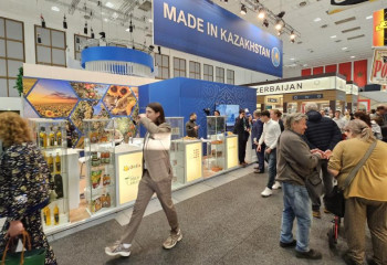 Қазақстандық фермерлер Германияда өтіп жатқан көрмеде өз өнімдерін ұсынды