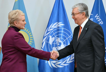 Президент БҰҰ Дүниежүзілік азық-түлік бағдарламасының Атқарушы директорымен кездесті