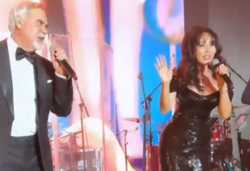 Баян Алагузова спела на свой день рождения с Валерием Меладзе