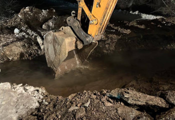 Остров Бейбітшілік в Семее подтопило поднявшимися водами Иртыша