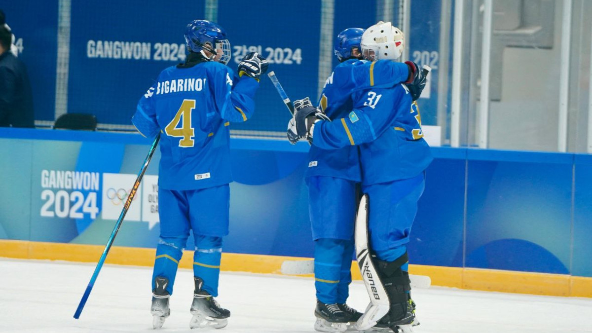 Казахстанские хоккеисты разгромили команду Великобритании на Олимпиаде Канвон-2024