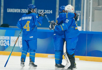 Kazakh hockey players defeat British team at  Gangwon 2024 Olympics